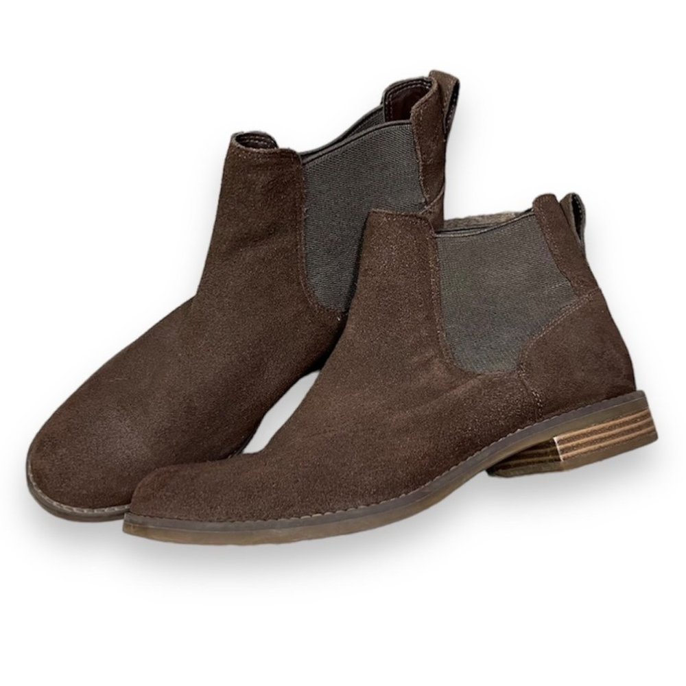 Timberland Magby Low Stack Heel Chelsea Boots Brown Women’s Size 9.5